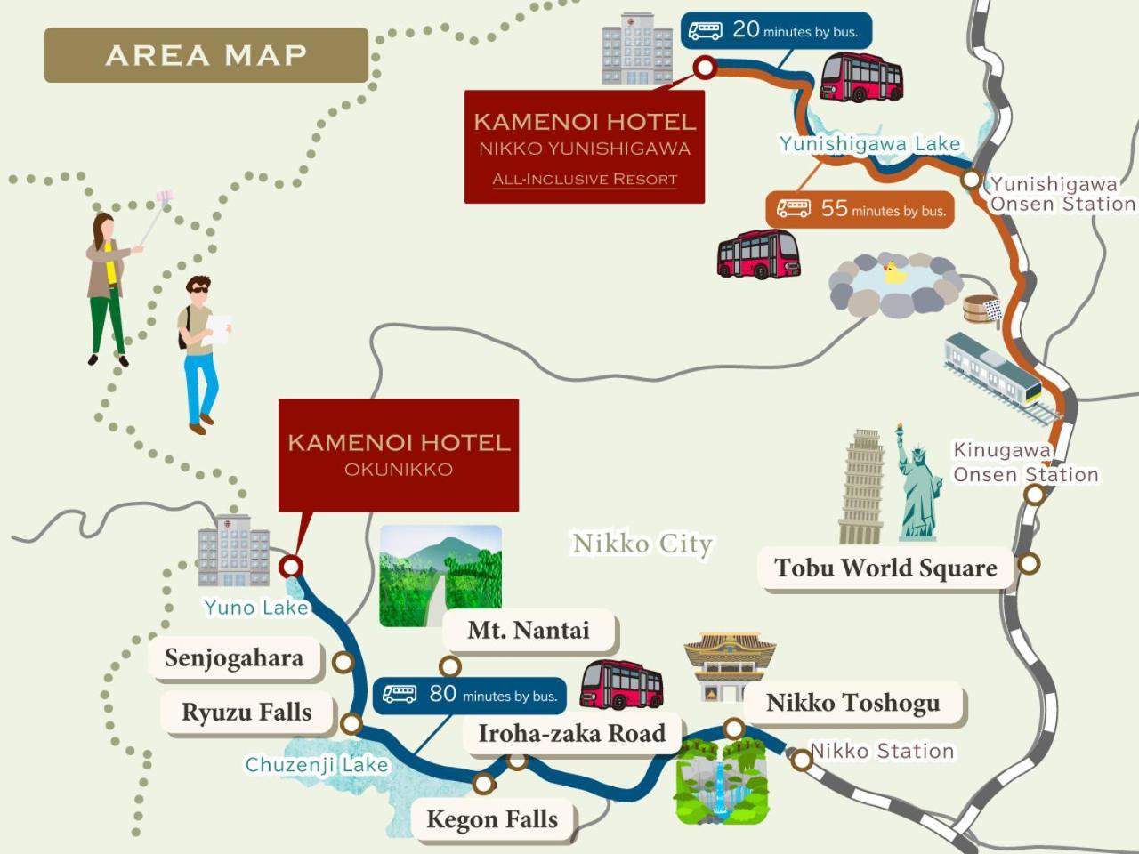 Kamenoi Hotel Nikko Yunishigawa All-Inclusive Resort Dış mekan fotoğraf